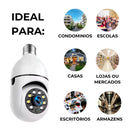 [LEVE 4 PAGUE 1] Câmera de Segurança 360° HD com Visão Noturna + BRINDES: Tranca Elétrica + Refletor LED