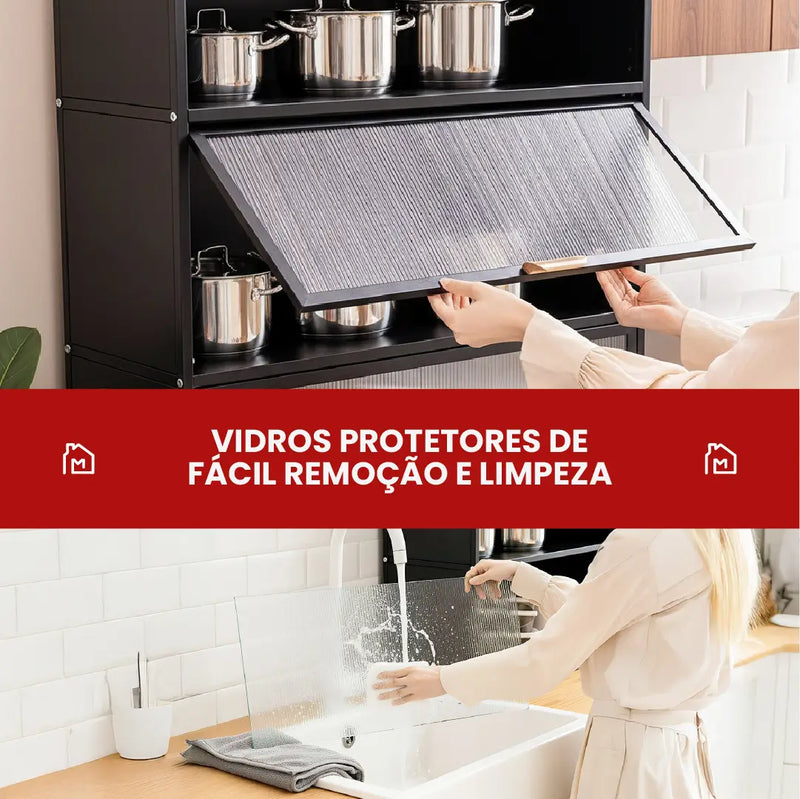 [LEVE 2, PAGUE 1] Armário em Aço Multifuncional 5 em 1