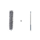 Conjunto de Espanador de Microfibra com Haste Extensível